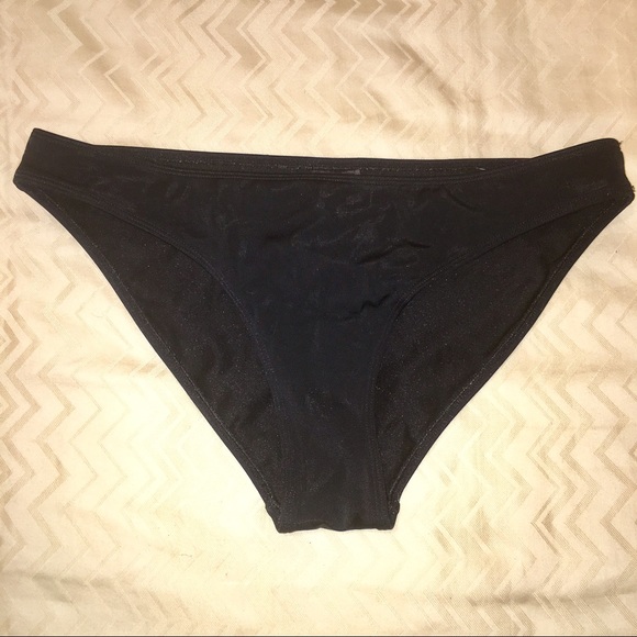 black bikini bottoms size 6